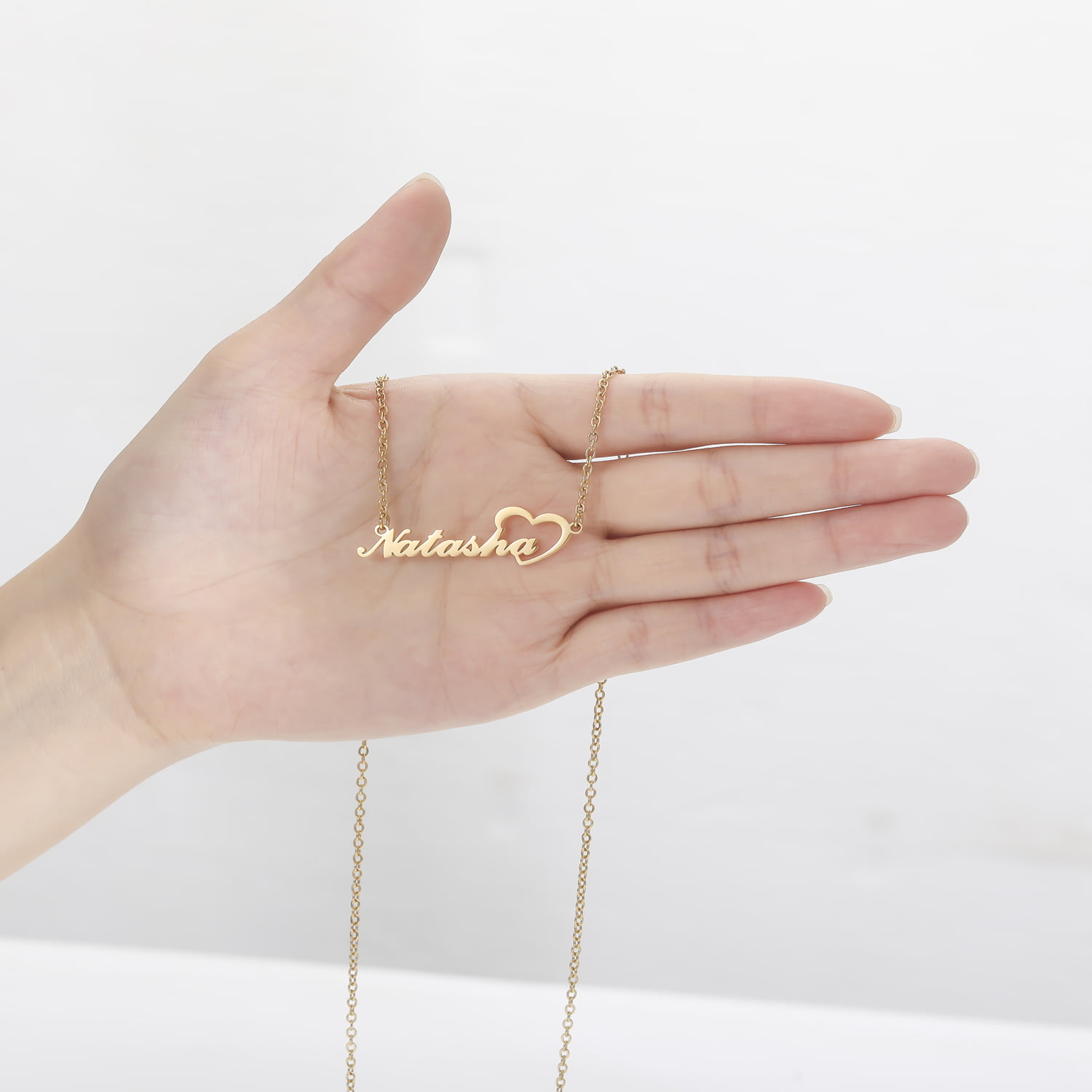 Personalized Custom Name Necklace SChoker Handwritten Name Pendant Necklace  Jewelry For Women Gifts Mauritius brand – RIALLUX.CO