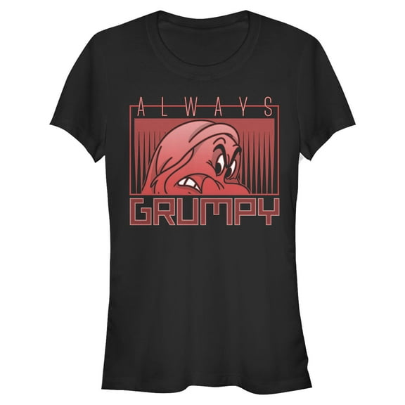 Juniors Snow White and the Seven Dwarfs Always Grumpy T Shirt