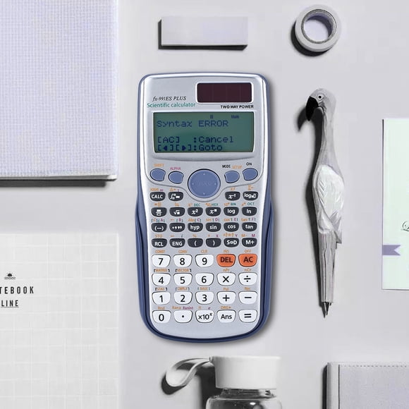 Calculadora científica, Calculadora de Mano multifunción para estudiantes y Trabajadores de Oficina, Portátil Con 417 Funciones, Visualización Sincónica de Libros de Texto,