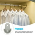 thumbnail image 3 of AURARMLET 30pcs Plastic Wardrobe Hanger Brackets Closet Support Hooks Grey Organizer, 3 of 8