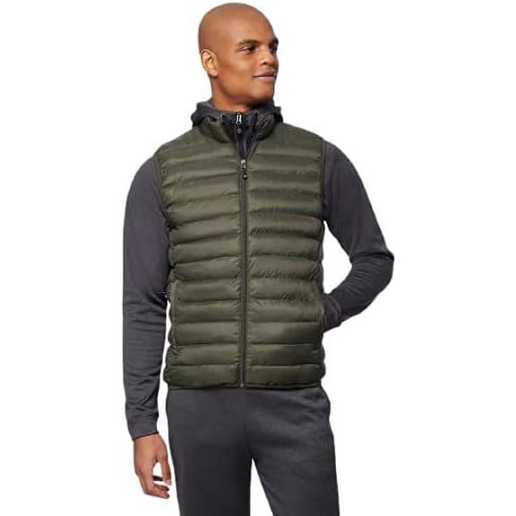 32 Degrees Heat Men's Lightweight Down Alternative Vest Summerleaf XL