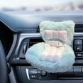 thumbnail image 5 of SNGMN Doll Car Seat with Air Vent Clip & Stand, Mini Plush Accessories Chair for Dolls with Soft Furry Cushion, Cute and Functional Car Ornament for Blind Box Fans, Doll Collectors,Desk and Car Decor, 5 of 6