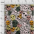 thumbnail image 1 of oneOone Polyester Lycra Light Pink Salmon Fabric Skull Craft Projects Decor Fabric Printed By The Yard 56 Inch Wide, 1 of 4