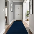 thumbnail image 5 of Beverly Rug Non-Slip Machine Washable 2 x 10 Navy Indoor Area Rugs, 5 of 9