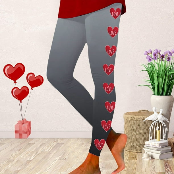 B91xZ Yoga Pants for Womens Mid Rise Slim-Leg Capri Leggings,Pink