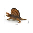 thumbnail image 2 of Figura de dinosaurio realista Jurassic Dimetrodon, juguete de PVC de 15 cm, 2 of 3