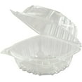 thumbnail image 5 of Dart C57PST1 Clear Plastic Seal Hinged-Lid Food Containers 6 x 6" [BULK] (100 Pack), 5 of 6