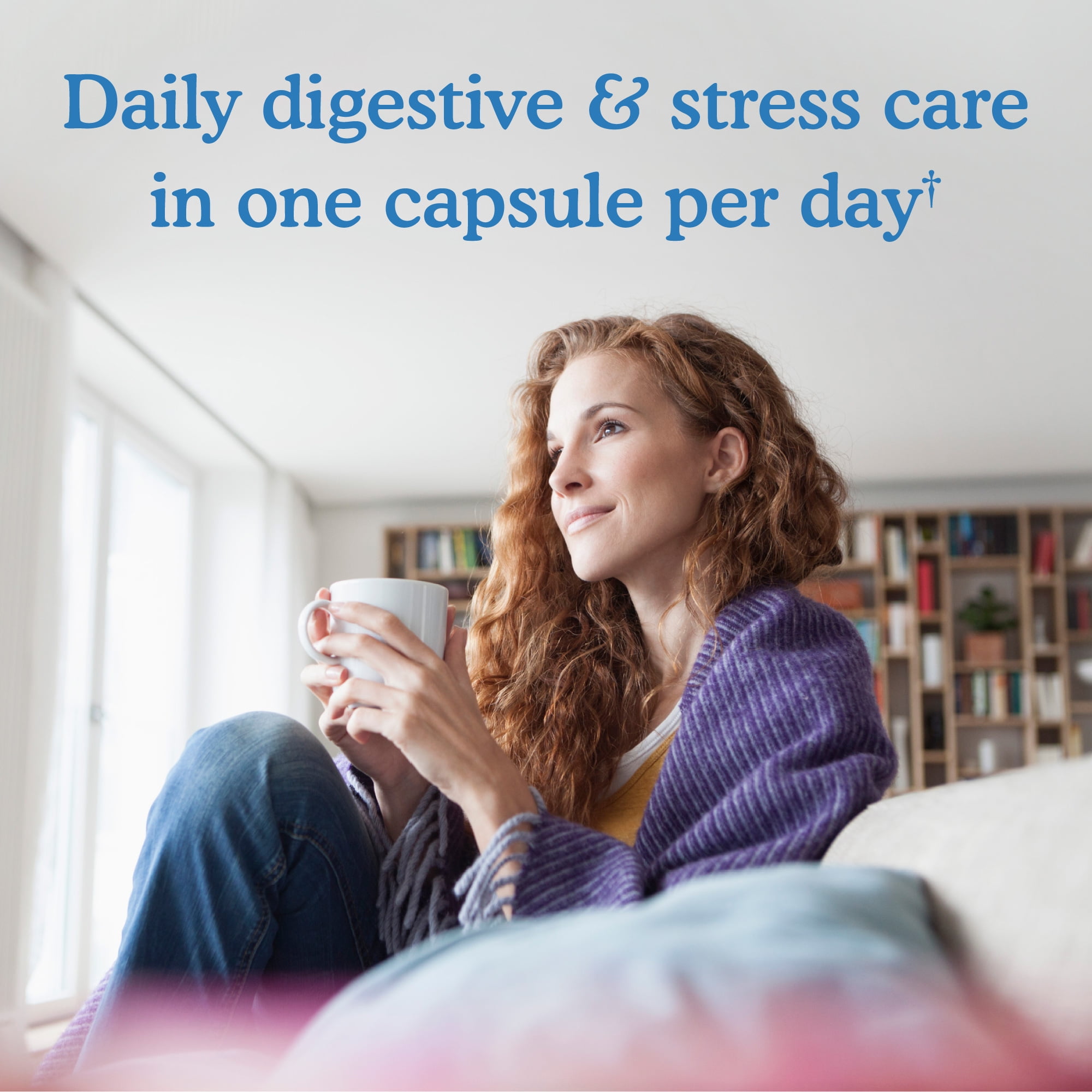 Garden of Life Dr. Formulated Digestive & Stress Probiotic Capsules, 40 Billion CFU - 14 Probiotic Strains with Ashwagandha, 30 Count