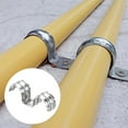 thumbnail image 6 of Uxcell 26pcs Conduit Clamp 2 Inch, 1 Hole Stainless Steel Pipe Strap, U Bracket Single Band Rigid Metal Conduit Hanger for Pipe Fixing, Tube Wire Installation, 6 of 6