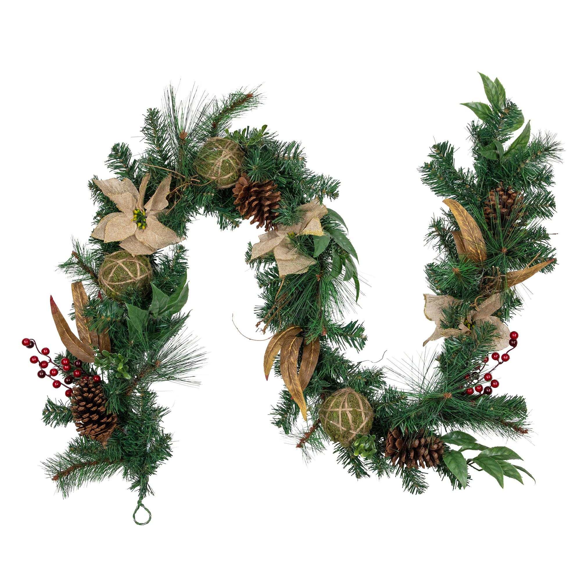 Berry and Pine cones 6 x Luxury Frosted Gold Christmas Picks Wreaths Garlands Floristry 