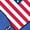 HEATHER ROYAL BLUE, variant on Peanuts - Snoopy & Woodstock USA Flags - Women's French Terry Long Sleeve Pullover