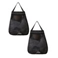 thumbnail image 1 of Oleegame 2PC Grocery Bag Rack Garbage Bag Rack Organizer Hanging Storage Dispenser Breathable Net Garbage Bag Organizer Plastic Bag Storage Kitchen Black, 1 of 9