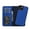 Royal Blue, variant on Personalized iPhone 13 Compatible Detachable Full Grain Leather Wallet Case with Kickstand Feature