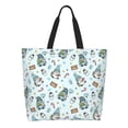 thumbnail image 1 of Balery Winter Wonderland Light Blue Bolsa Tote Estilo Estético con Cremalleras, Bolsa de Hombro, Bolsa de Compras Grande y Plegable, 1 of 8