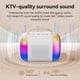 thumbnail image 3 of Micrófono con Altavoz Bluetooth K Song, Micrófono de Audio, Karaoke, Portátil para Niños, Hogar, K-Song, Estéreo Integrado B, 3 of 6