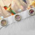 thumbnail image 4 of Manfei Flying Hummingbird Kitchen Curtains,Floral Animal Black Out Curtains Pack of 2 (42x63 Each), 4 of 5