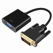 ZMART DVI-D to VGA Adapter Converter - Male to Female M/F Video Adapter Cable for DVI-D 24+1 for DVI Device, Laptop, PC to VGA Displays, Monitors, Projectors