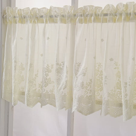 Short Lace Curtains, Small Window Blackout Curtains, Modern Kitchen ...