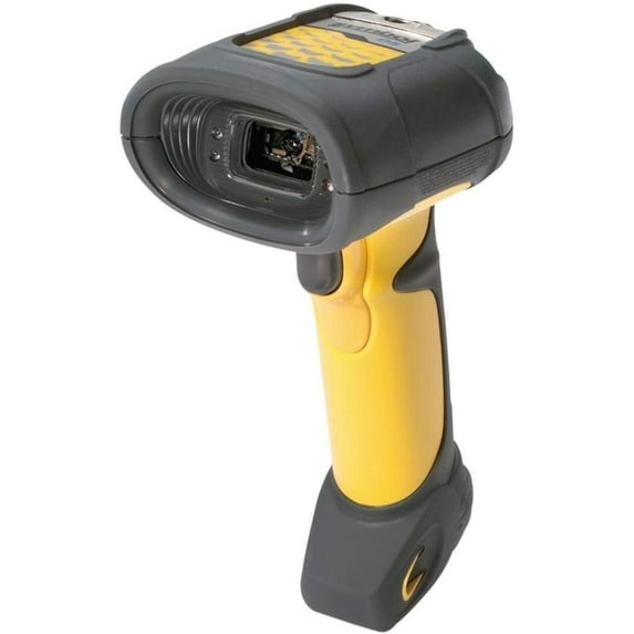 Restored Symbol LS3578-FZ20005WR Rugged Wireless Barcode Scanner with Fuzzy Logic – Industrial 1D Laser, Bluetooth, Yellow/Black (Refurbished)