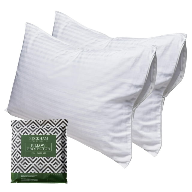 Protector de almohada Beckham Hotel Collection Queen Size, juego de 4