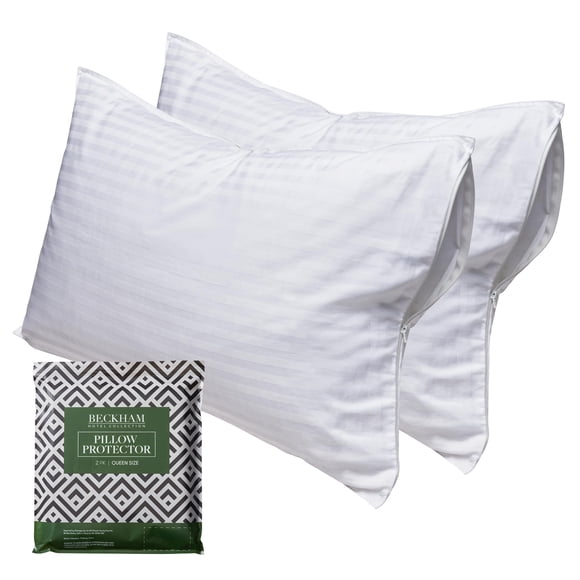 Protector de almohada Beckham Hotel Collection Queen Size, juego de 4