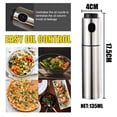thumbnail image 4 of 2 Pack Oil Sprayer 135ml Stainless Steel Vinegar Dispenser Refillable Spray Bottle for BBQ Roasting Grilling Kitchen Tools, 4 of 7