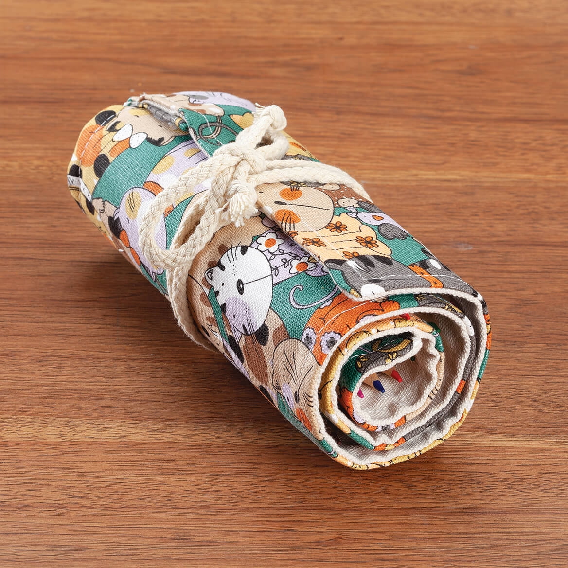 Colored Pencil Cats Roll 48-Pc. Set
