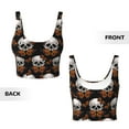 thumbnail image 5 of Lsque Butterfly Skull Printed Women'S Sports Bra, Compression, Moisture Wicking, High-Impact Sports Bra For Women,Supportive sports bra-Medium, 5 of 9