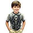 thumbnail image 3 of Hiijoy Boys T Shirt Halloween Graphic Short Sleeve Crewneck Tee Top for Kids, Sizes 2-13, 3 of 3