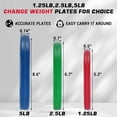 thumbnail image 3 of Change Plate, Fractional Weight Plates Set, Micro Incremental Weight Discs, 2 Inch Rubber Coated Bumper Plates, 3 of 9