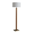 thumbnail image 2 of NOVA OF CALIFORNIA Tambo Floor Lamp - Natural Ash Wood Finish, Weathered Brass, 2 of 13