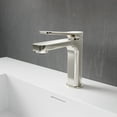 thumbnail image 2 of ANZZI Single Handle Single Hole Bathroom Faucet With Pop-up Drain in Brushed Nickel, 2 of 8