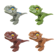 thumbnail image 3 of 4 piezas de dinosaurios que muerden los dedos, juguetes para niños, mini dinosaurio de simulación, modelo complicado, conjunto de articulaciones móviles, juguetes de cumpleaños para niños, regalo, 3 of 4