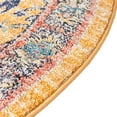 thumbnail image 6 of Rugs.com Lola Collection Rug – 7 Ft Round Yellow Medium Rug Perfect For Kitchens, Dining Rooms, 6 of 8