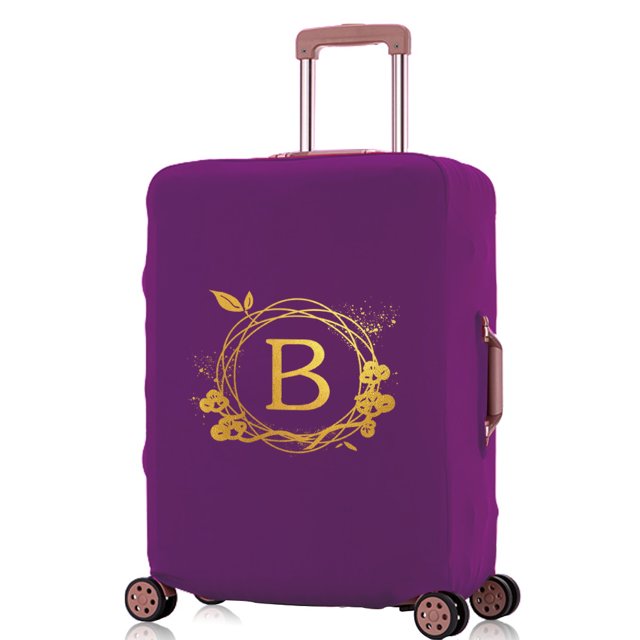 Travel Accessories Luggage Covers Travel Suitcase Cover Protector Reusable Washable 18-32inch Wreath Printed Pattern Series 8wreath B S