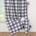 thumbnail image 4 of Buffalo Plaid Curtains, Farmhouse Buffalo Check Textured Grommet Window Curtain Panels,Gingham Light Filtering Window Drapes Rod Pocket Curtains for Living Room,W37 x L63 Inches,2 Panels, 4 of 9