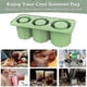 thumbnail image 5 of Ice Cube Mold for Glass, Silicone Ice Cube Molds with Lid for Making 3 Hollow Cylinder Ice Cubes, Green, 5 of 5