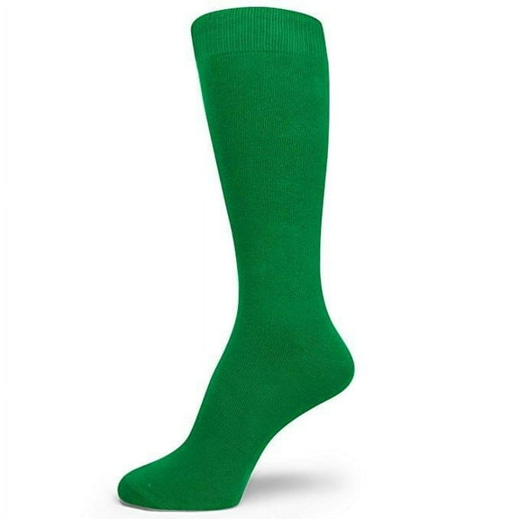 Spotlight Hosiery shades of GREEN Men's Groomsmen's Dress Socks (Teal, Kelly, Lime, Olive, Forest)