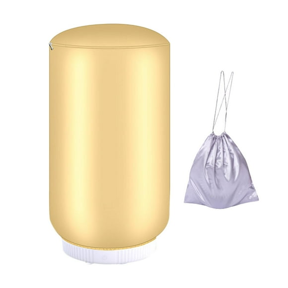 Secadora eléctrica portátil para el hogar Mini secadora de ropa de secado rápido 200W plegable para apartamentos Amarillo Macarena Secador doméstico