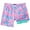 Pink Blue Turtles, variant on Mens Swim Trunks with Compression Liner Quick Dry Swim Shorts 7" Swimming Trunks Stretch Bathing Suit Boardshorts Zipper Pockets Pink Blue Turtles Small
