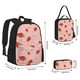 thumbnail image 2 of Disketp Strawberry Mochila Estampada de Gran Capacidad con Lonchera y Estuche, Set de 3 Piezas para Estudiantes, 2 of 7