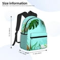 thumbnail image 2 of Disketp Tropical Pineapple Mochila Ligera Clásica con Múltiples Bolsillos, Mochila Casual para Hombre y Mujer, Ideal para Escuela, Trabajo y Viajes, 2 of 6