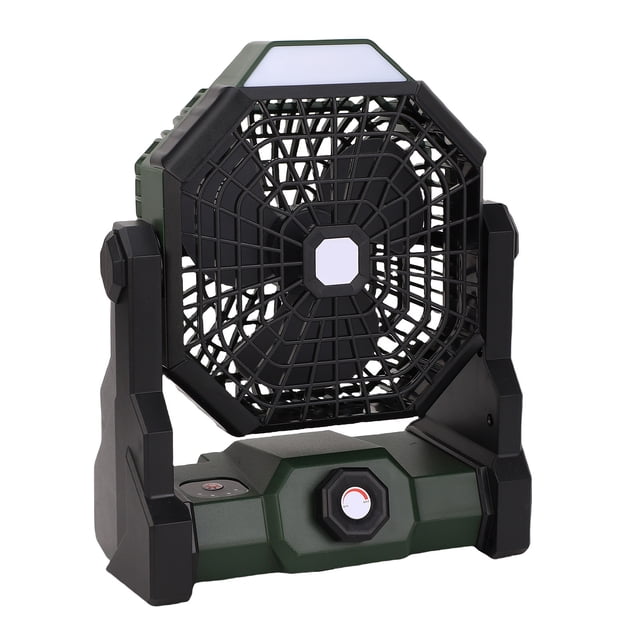 Ventilador De Iluminación Recargable Portátil, Pequeño ángulo Ajustable, Silencioso, Funciona Con Pilas, 2 Usos, Regulación De Velocidad Continua Para Viajes