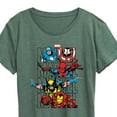 thumbnail image 3 of Marvel - Logo Stack - Women's Short Sleeve Graphic T-Shirt, 3 of 5