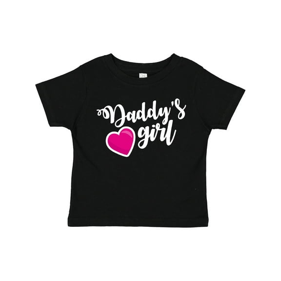 Inktastic Valentine's Day Daddy's Girl with Heart Girls Toddler T-Shirt
