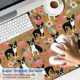 thumbnail image 2 of Long Mouse Pads for Desk,Boston Terrier and Flower Desk Mats on Top Of Desks, Desk Mouse Pad Extra Large with 3mm Non-Slip Base and Stitched Edge for Gaming,Office,Work,Home 47.3"x23.6", 2 of 6