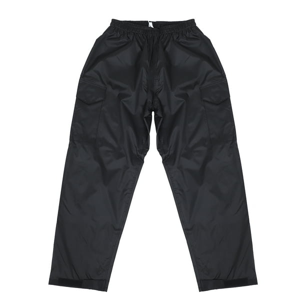 Pantalones impermeables de doble capa, transpirables y resistentes a la lluvia para adultos.