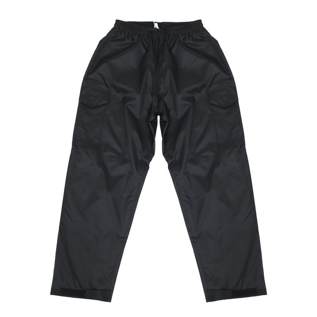 Pantalones impermeables de doble capa, transpirables y resistentes a la lluvia para adultos.