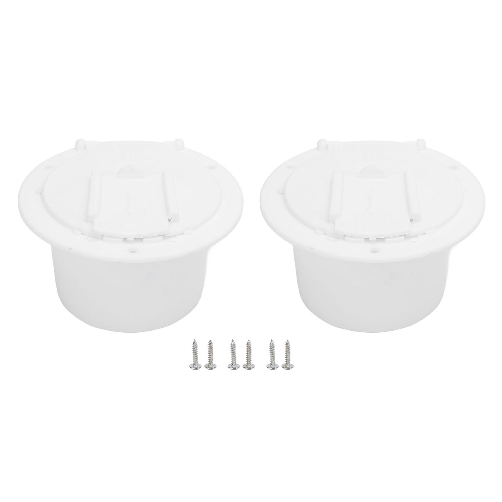 Couvercle Trappe Câble Électrique Camping-Car - Ø 13,3 Cm, Profondeur 6,6 Cm, Polypropylène UV