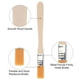 thumbnail image 4 of Uxcell 24Pcs 5" Paint Brush 0.5" Width Soft Nylon Bristle with Wood Handle for Wall, Cabinets, Fences, 4 of 5